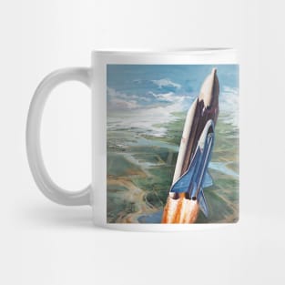 Space Shuttle Concept Art Mug